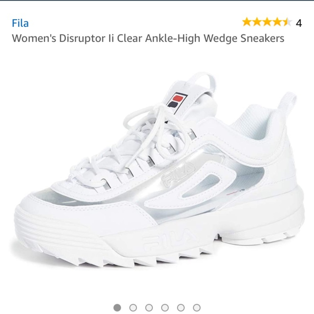 Fila Disruptor Clear Ankle High Sneaker